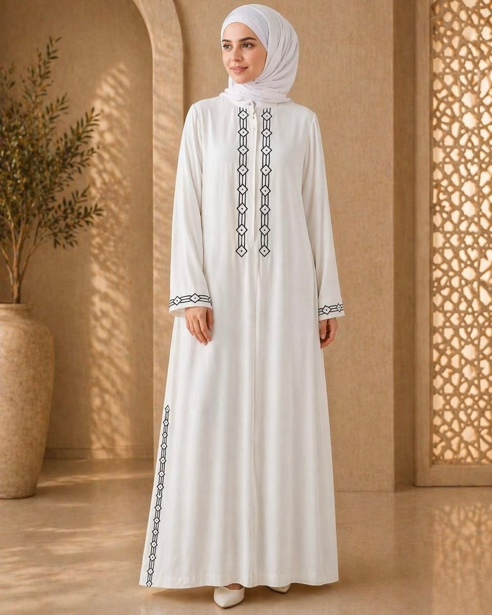 Offwhite Umrah & Hajj Dress