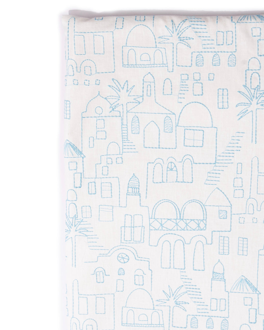 Kids prayer mat blue houses with dacron