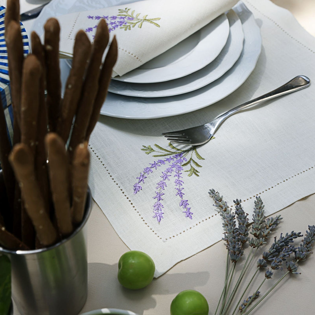 Lavender Placemat & Napkin Set of 6