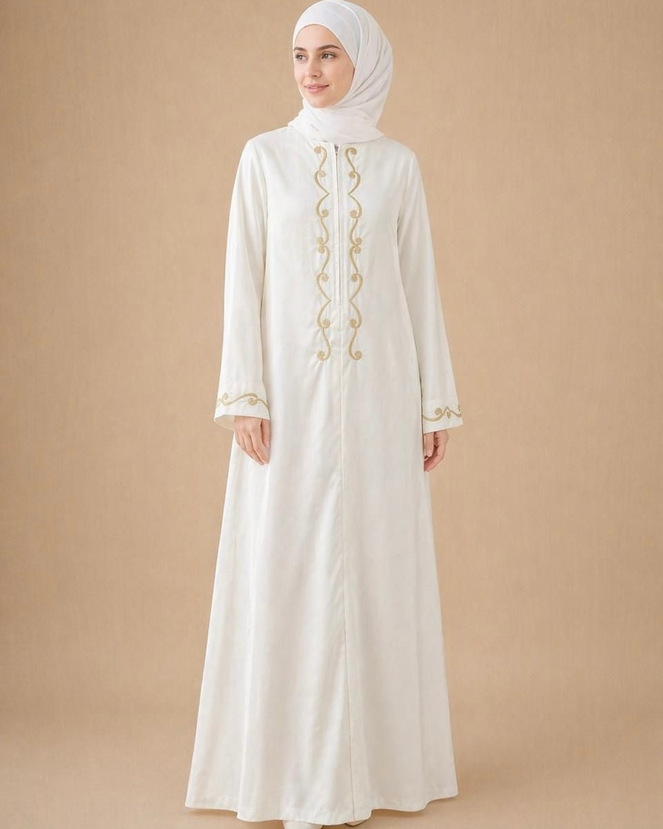 Offwhite Umrah & Hajj Dress