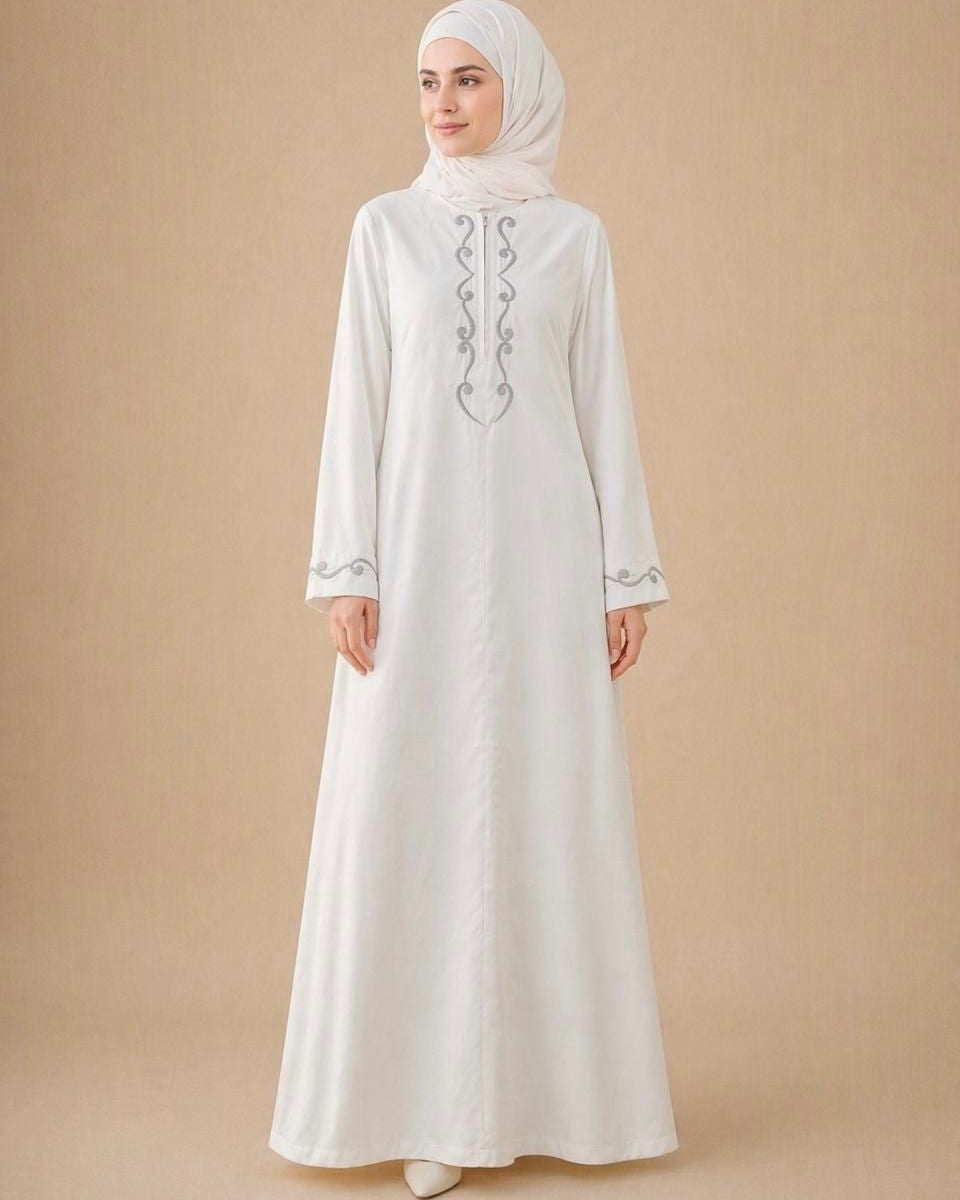 Offwhite Umrah & Hajj Dress