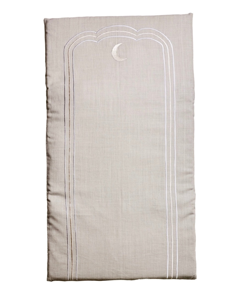 Arches silver with moon prayer mat memory foam 2cm