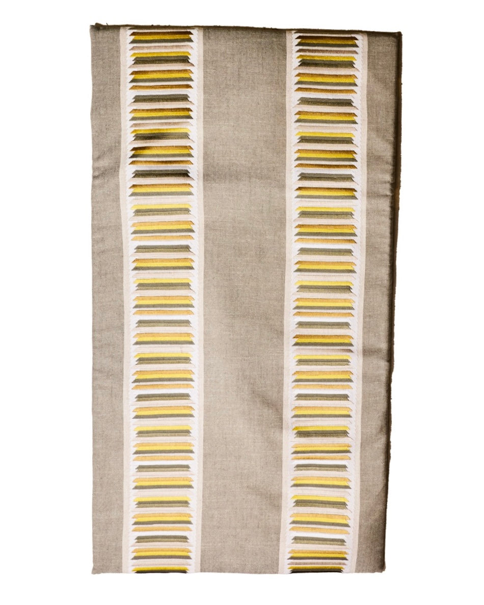 Green striped prayer mat memory foam 3cm