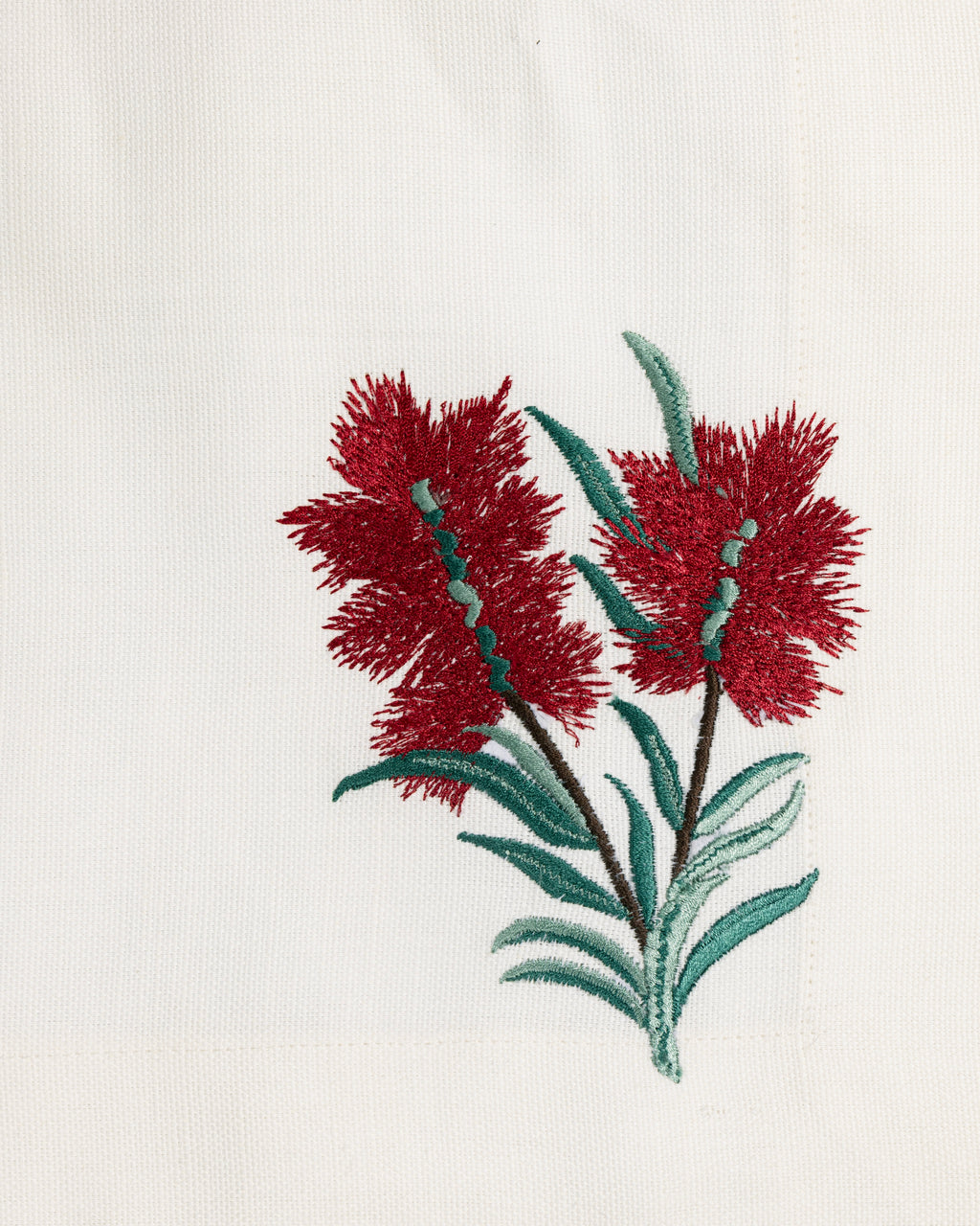 Red Spikey placemat with napkins  set of 12