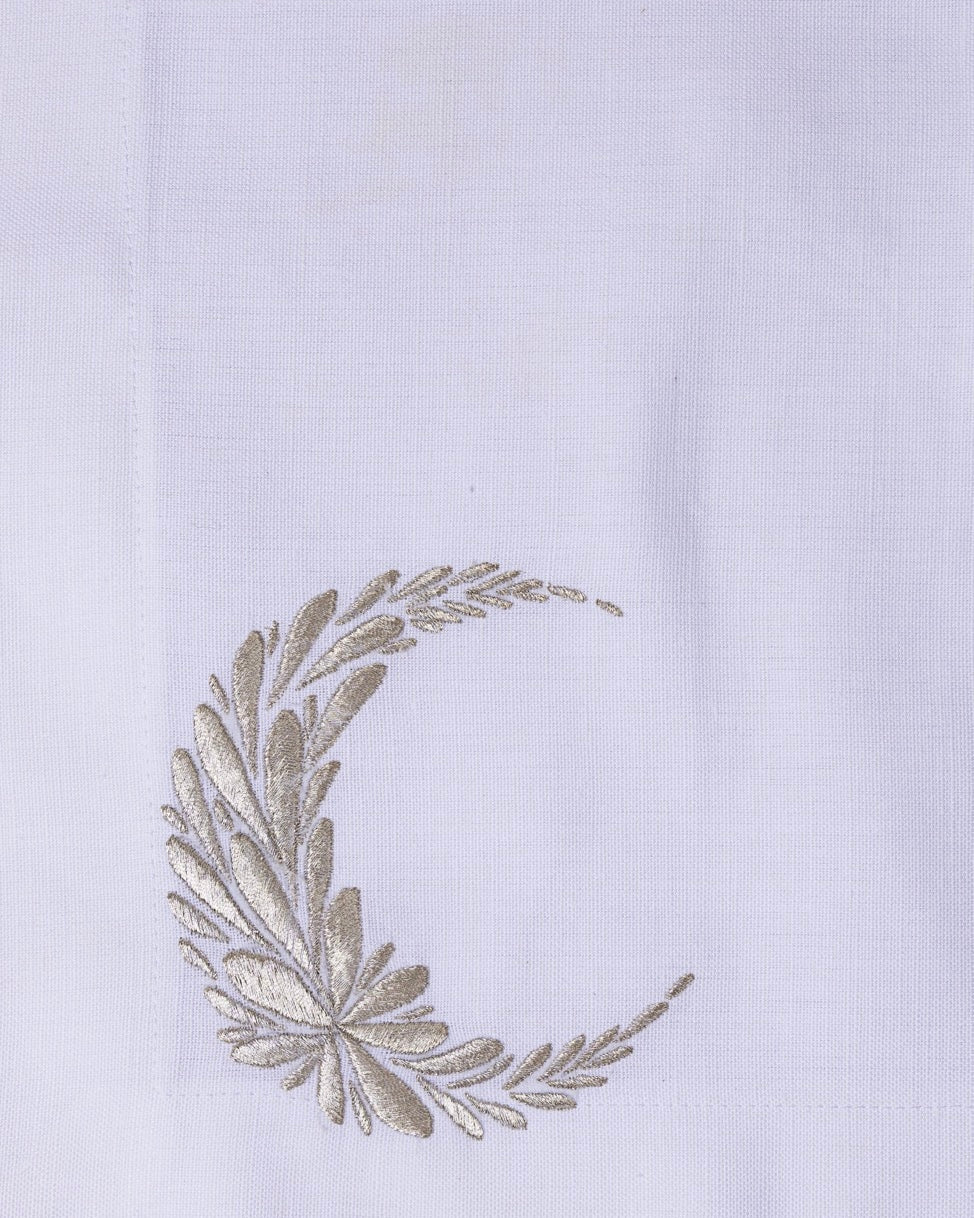 Silver MOON placemat with napkins set of 12