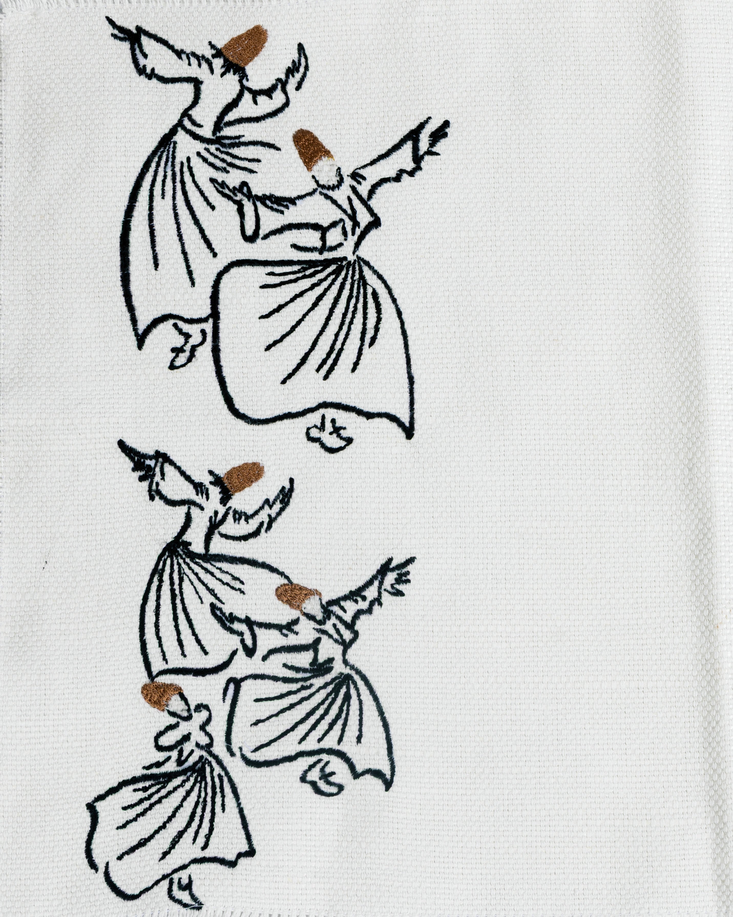 Dervish Dancers placemat with napkins set of 12
