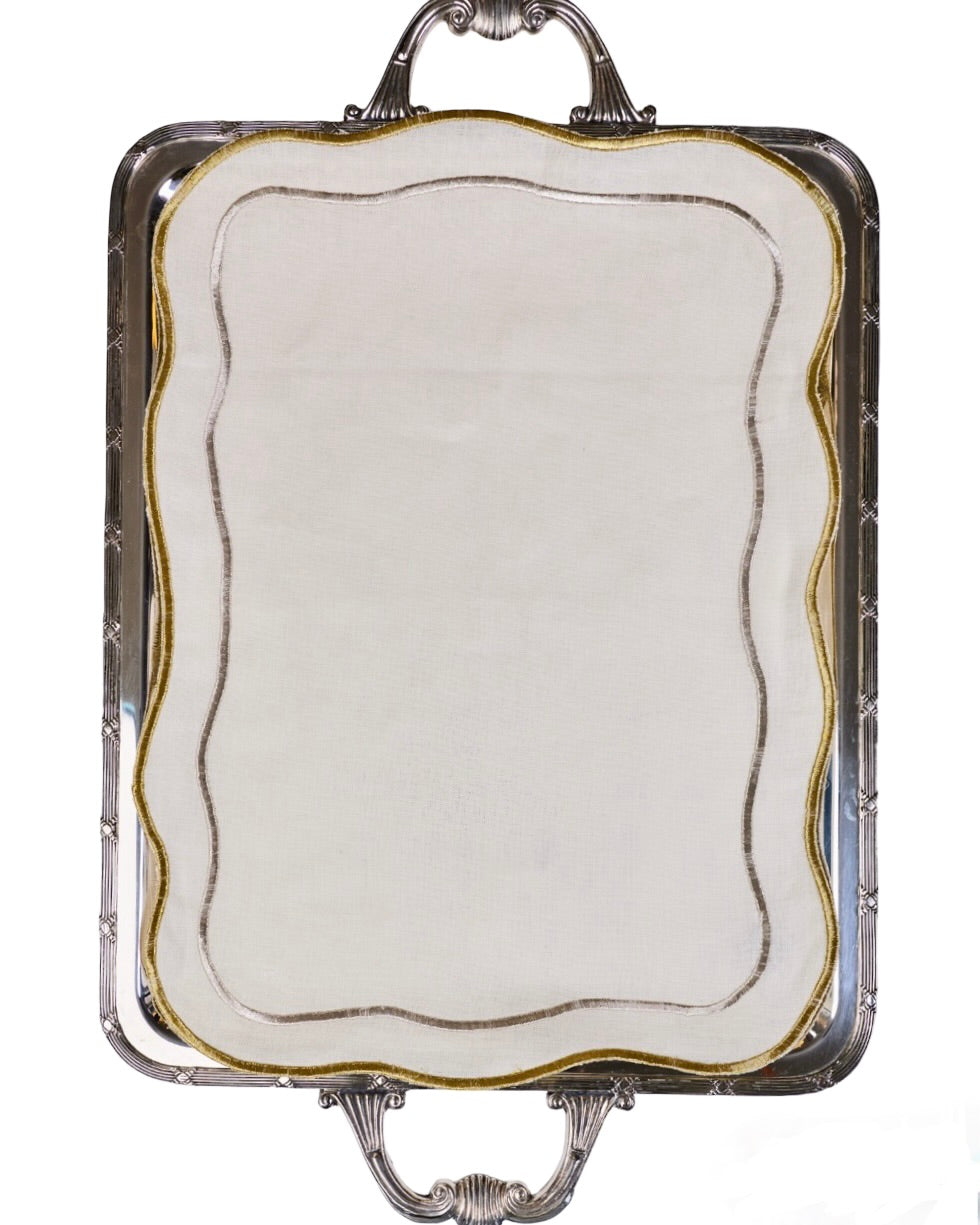 Contour Gold & Silver  traymat set of 2