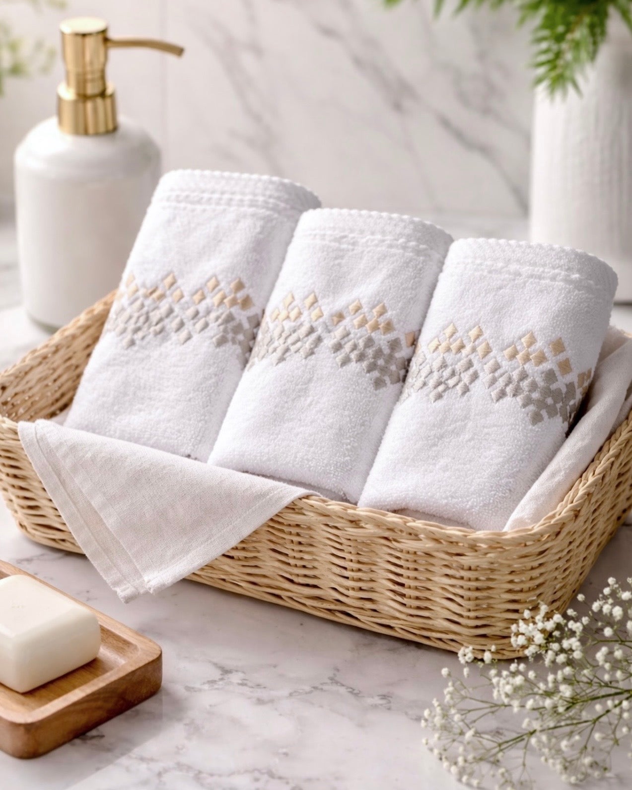 Arabesque Towel Set of 3