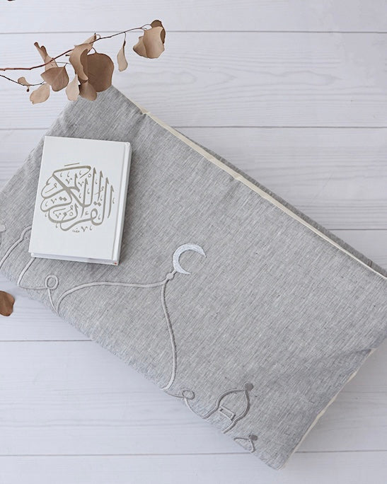 Prayer Mat Memory Foam 2cm Grey