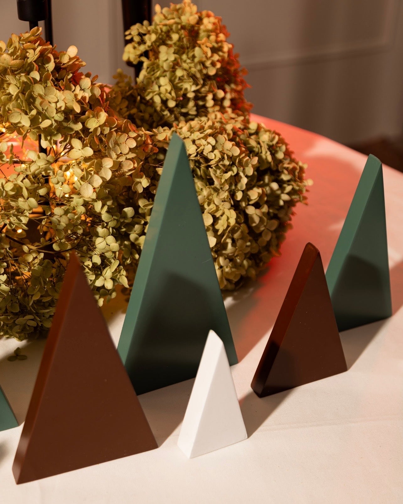 Small Wooden Christmas Tree Set of 3