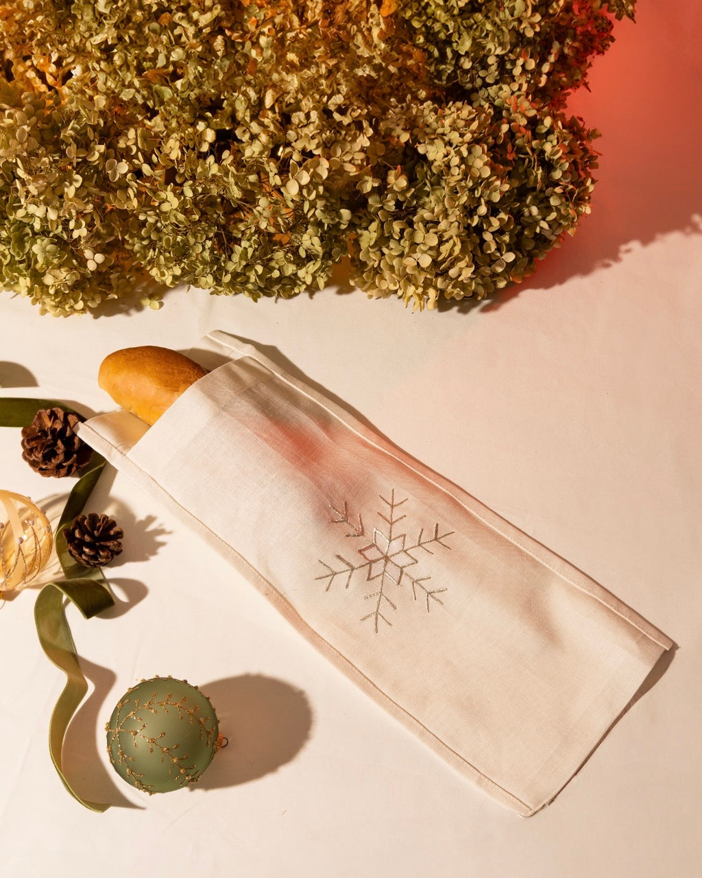 Baguette Bread Cover for Christmas