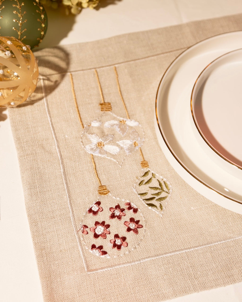 Christmas Light Placemat set of 6