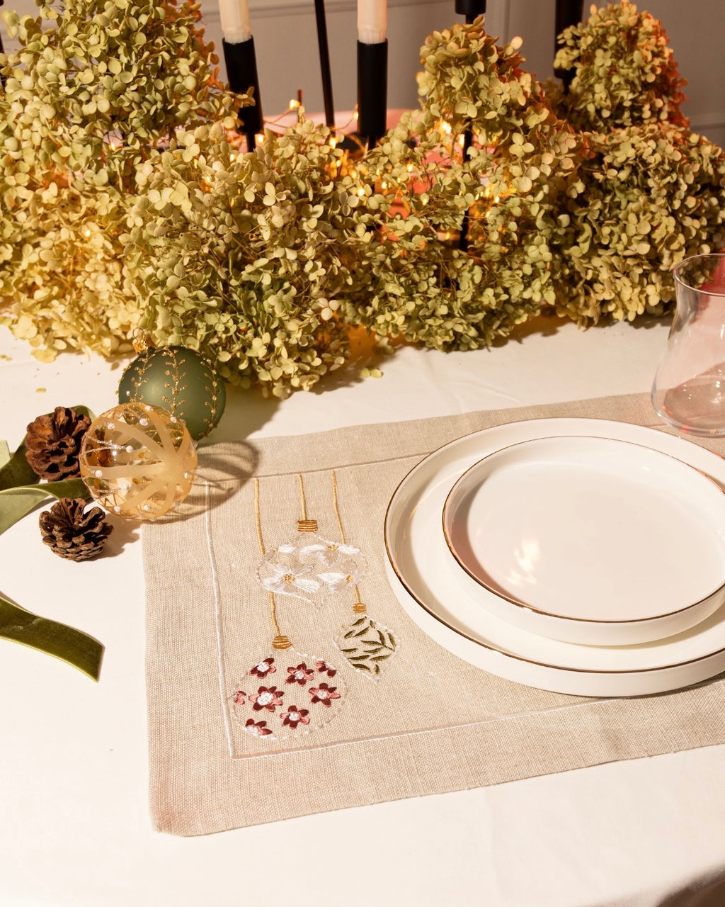 Christmas Light Placemat set of 6