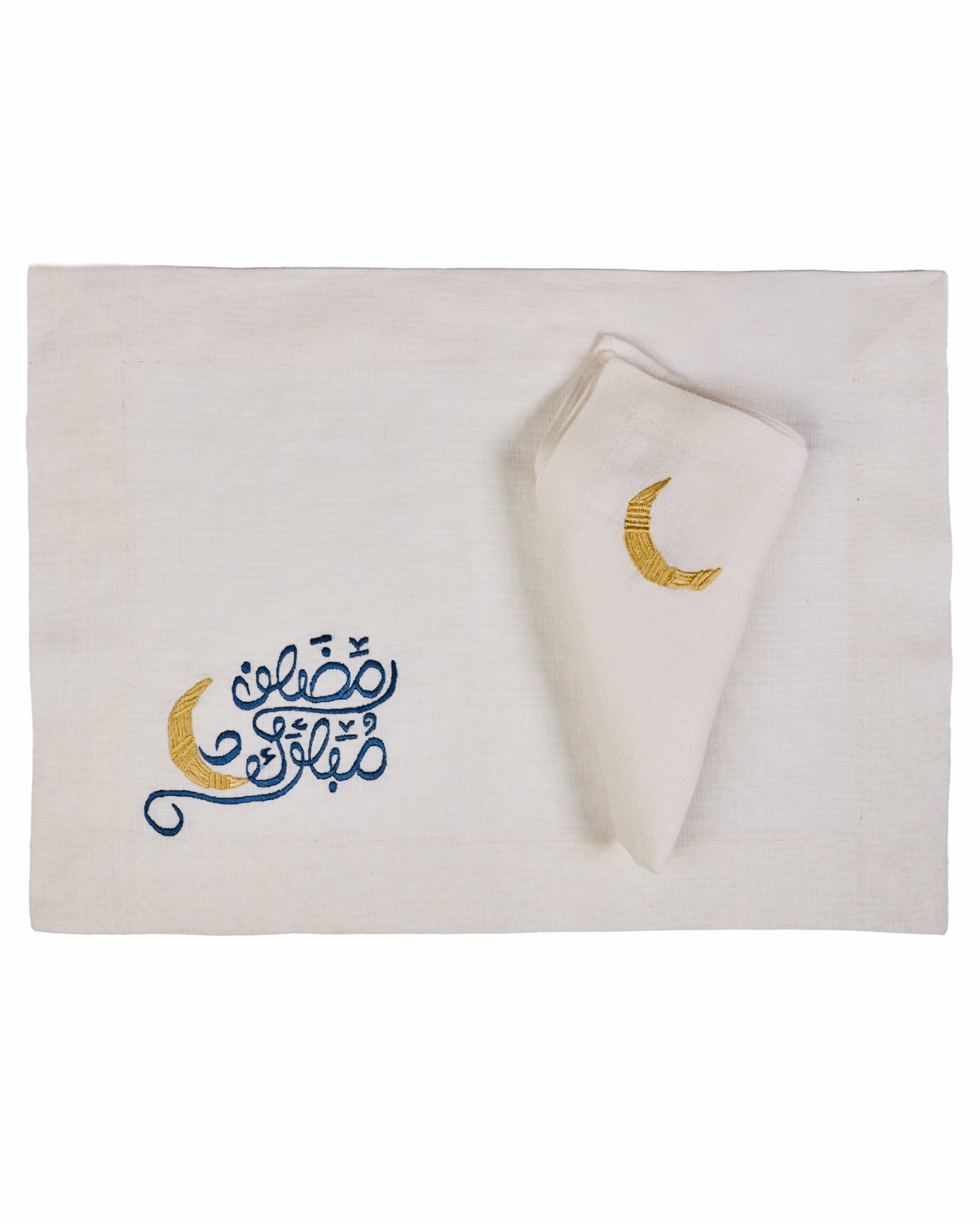 Calligraphy Placemat with Napkins set of 12