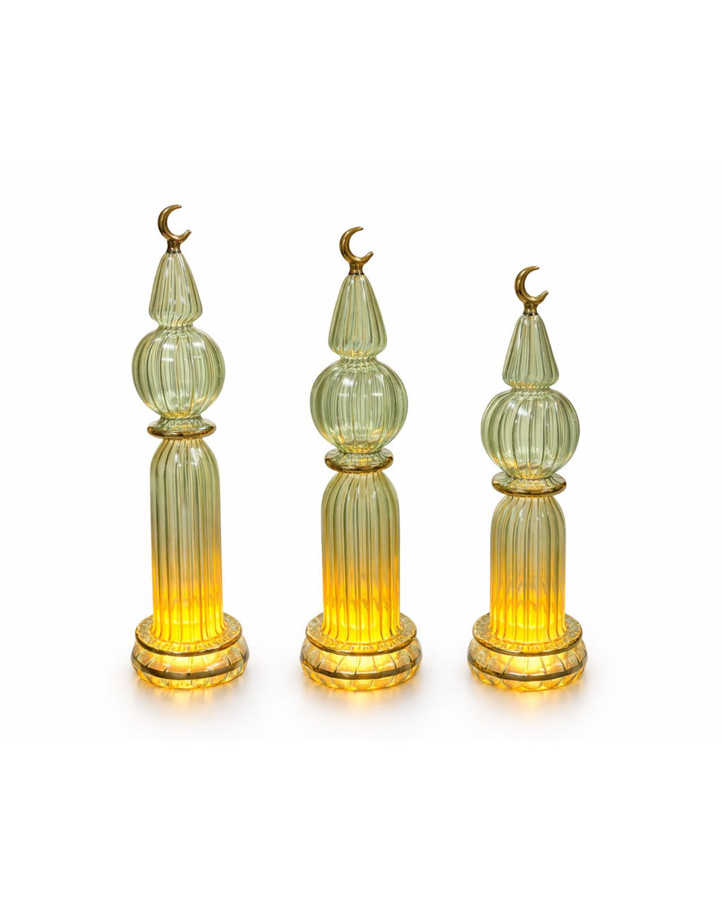 GLASS MAAZANA SET 3 